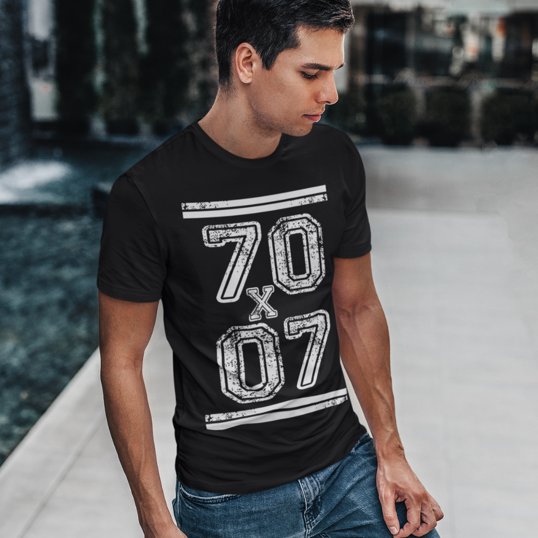Nome do produto: Camiseta 70 x 7 Perdão
