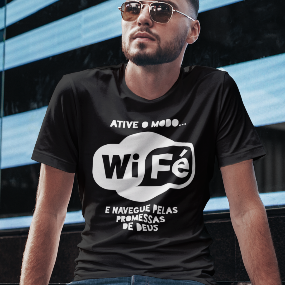 Nome do produto: Camiseta Wi Fé