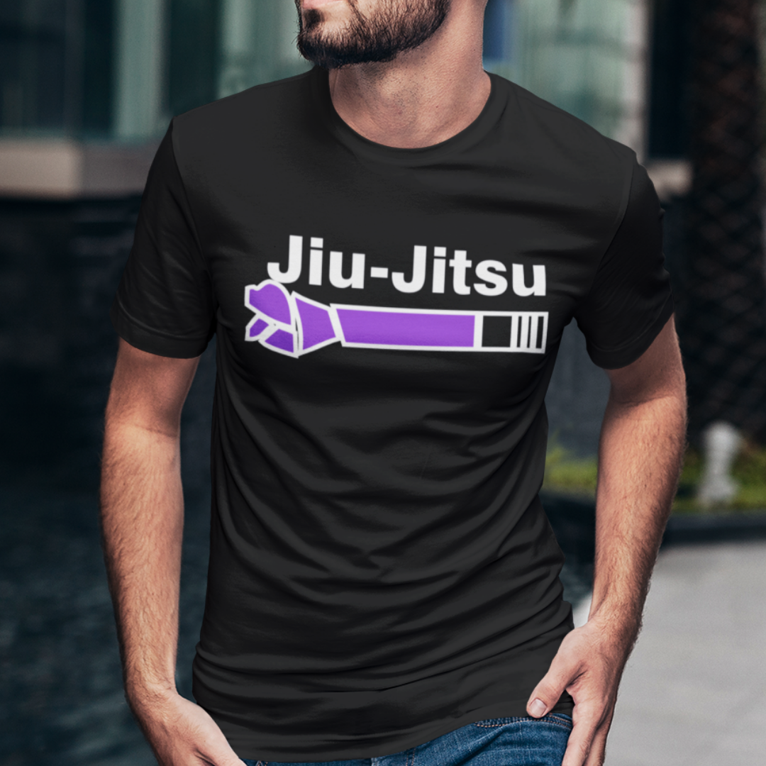 Nome do produto: Camiseta Jiu-jitsu Faixa Roxa