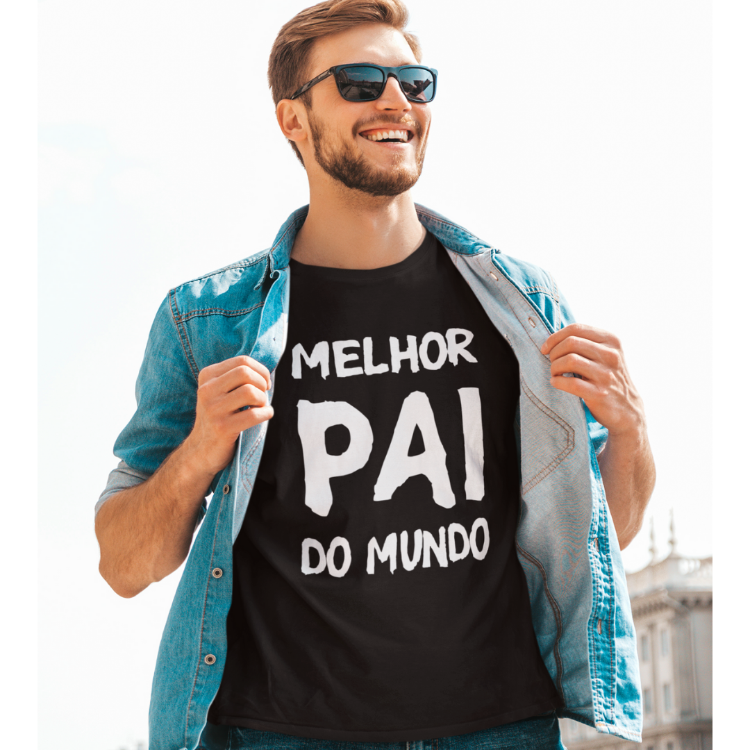 Nome do produto: T-shirt Melhor Pai do Mundo