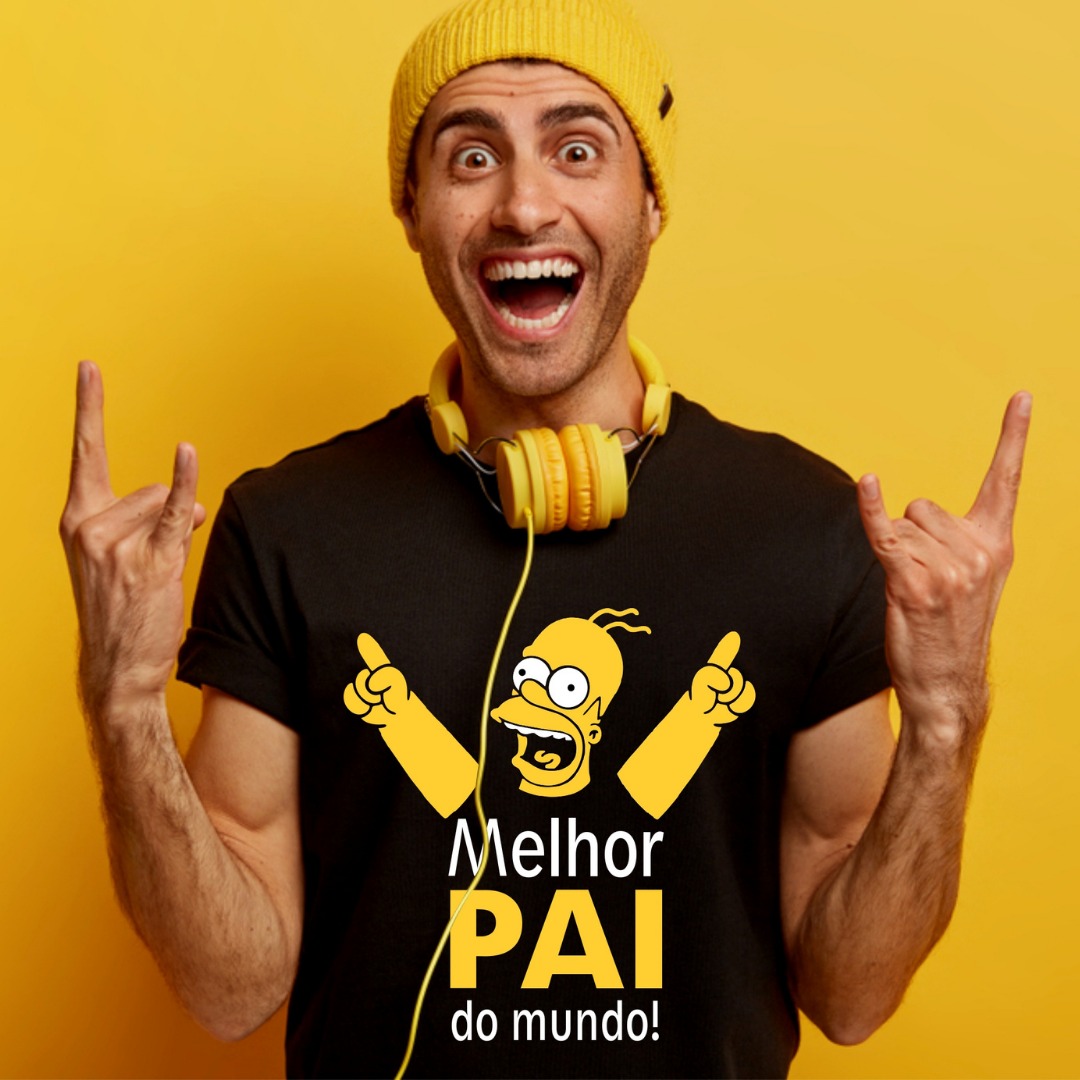 Nome do produto: T-shirt Melhor Pai do Mundo