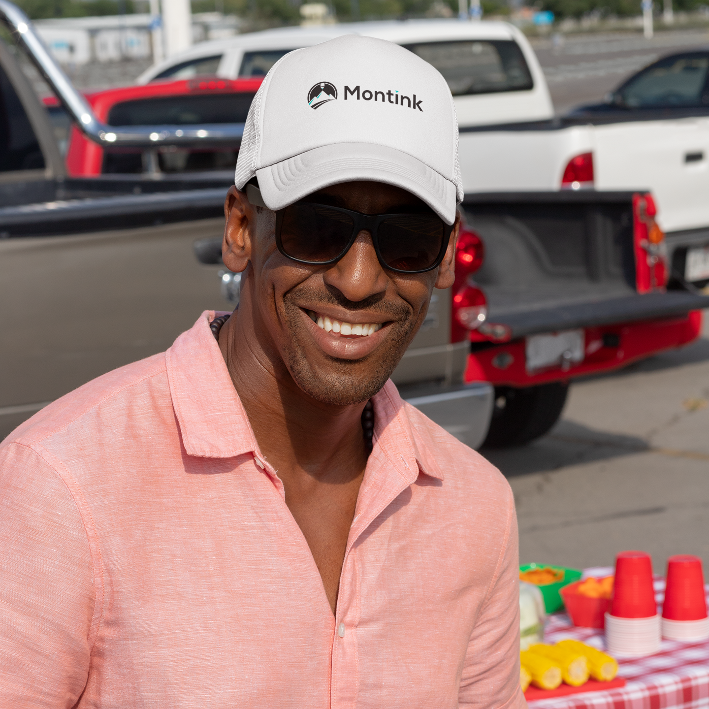 Boné Americano com Tela - Montink