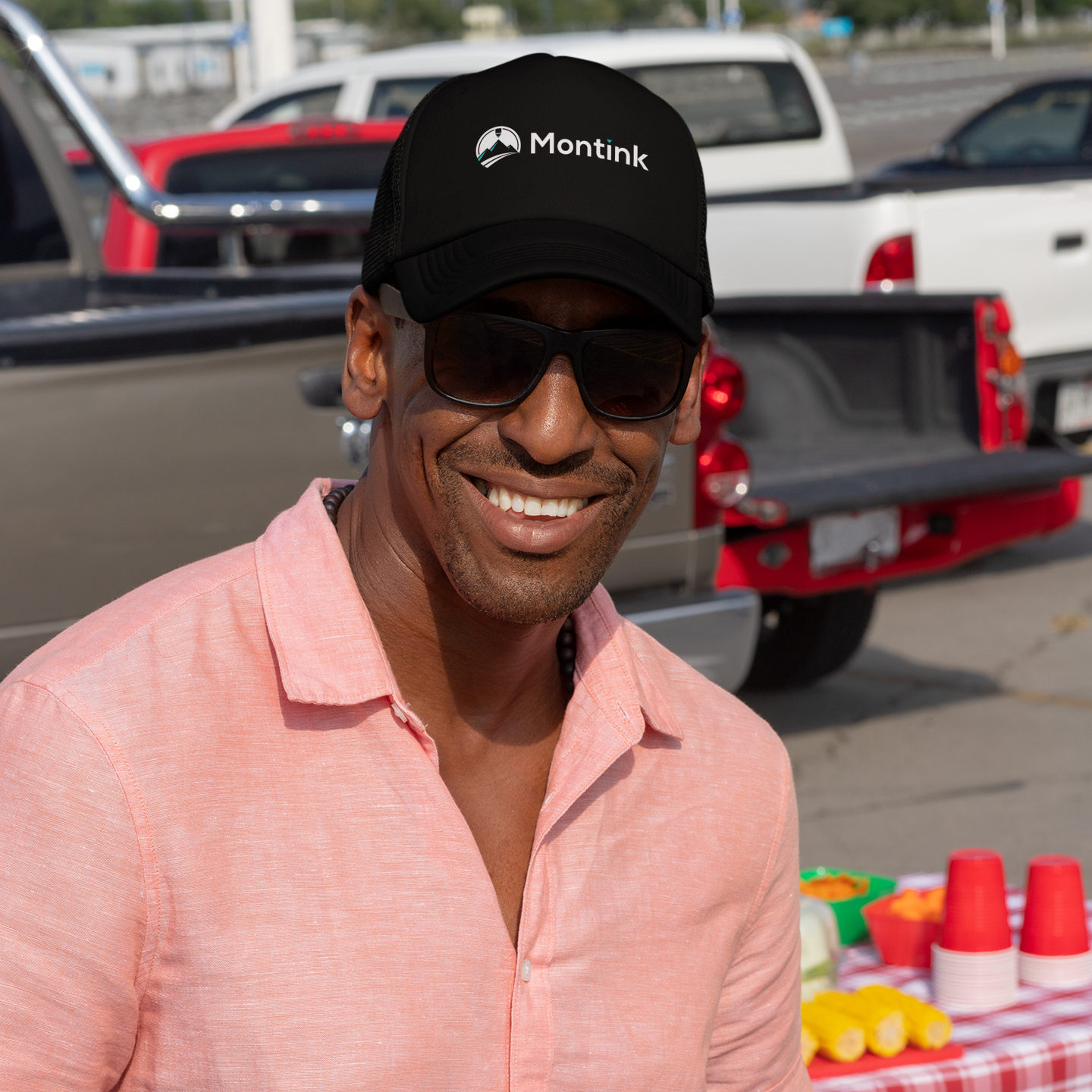 Boné Americano com Tela - Montink