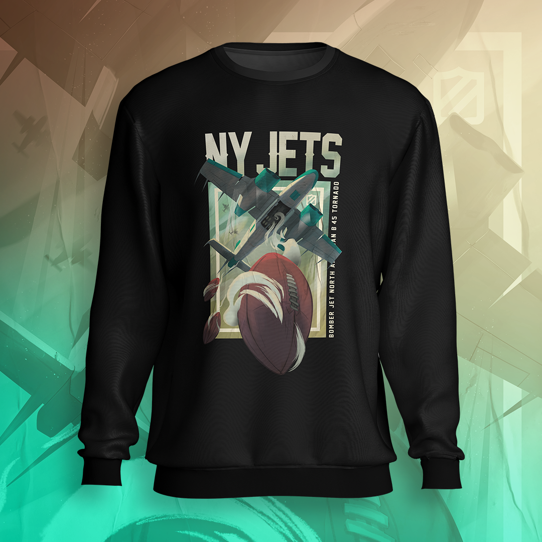 Nome do produto: NY Jatos - Bomber (moletom)