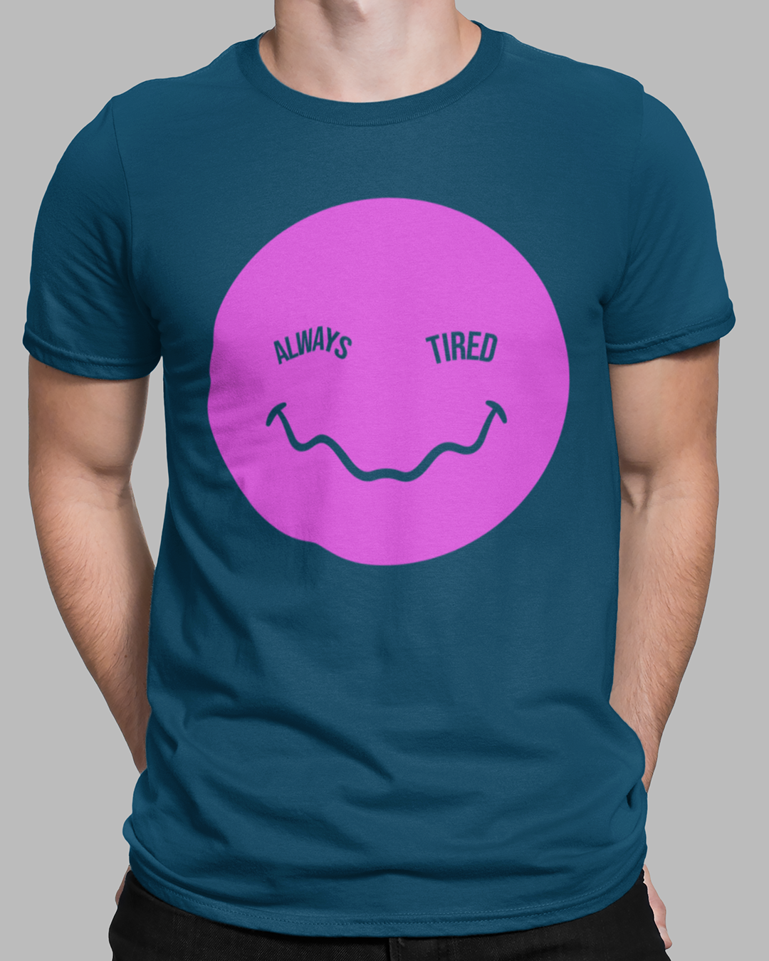 Nome do produto: Camiseta Smile Always Tired