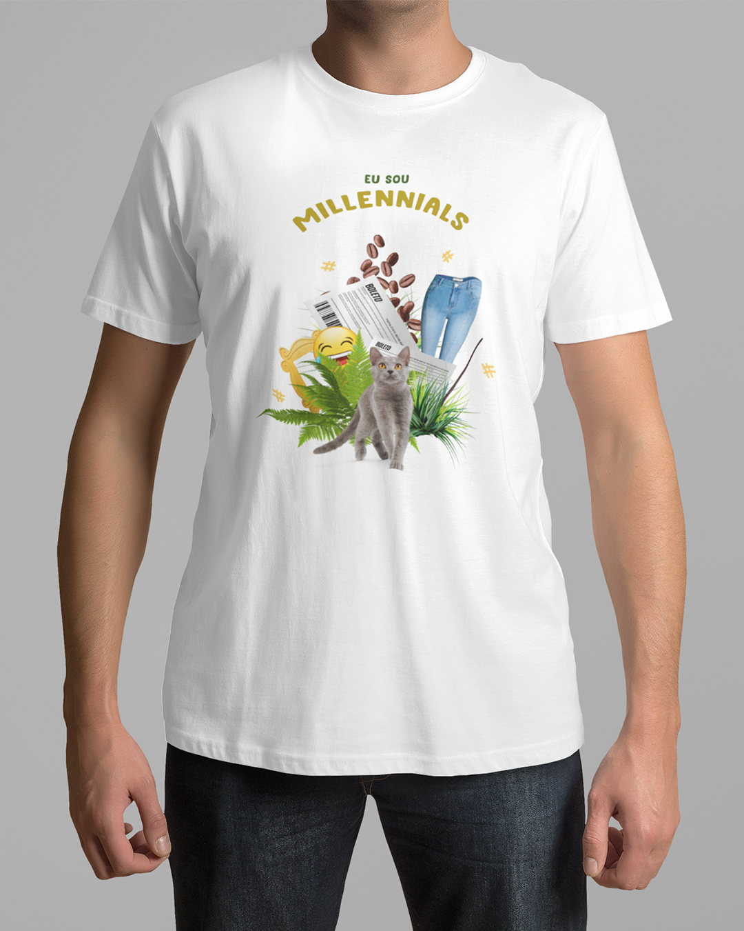 Nome do produto: Camiseta Millennials