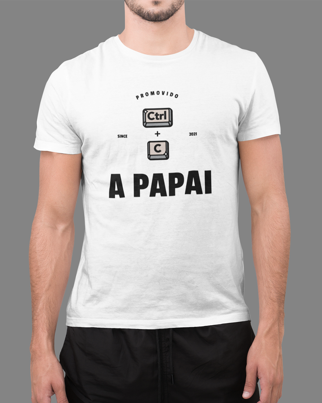 Nome do produto: Camiseta Promovido a Papai
