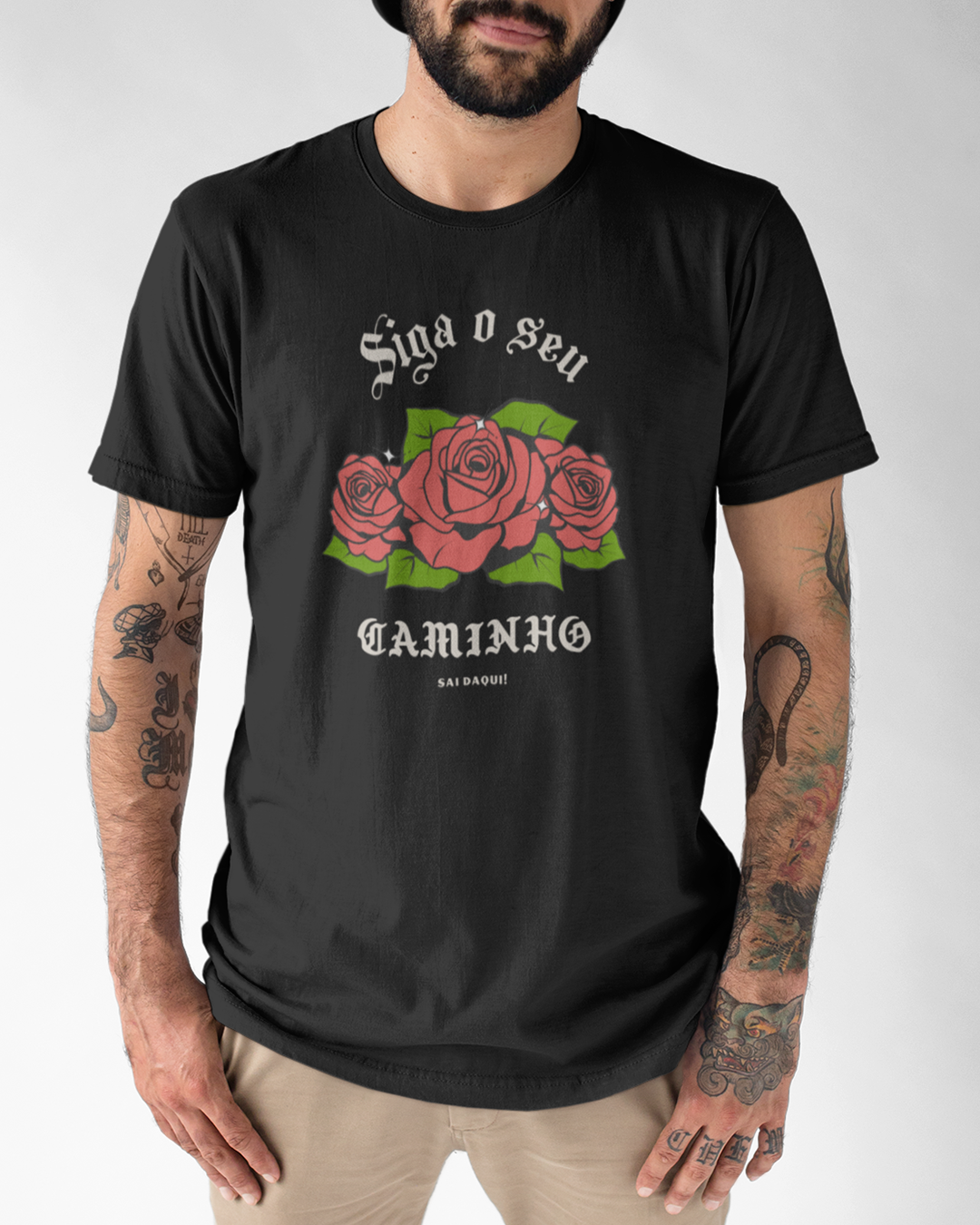 Nome do produto: Camiseta Siga Seu Caminho