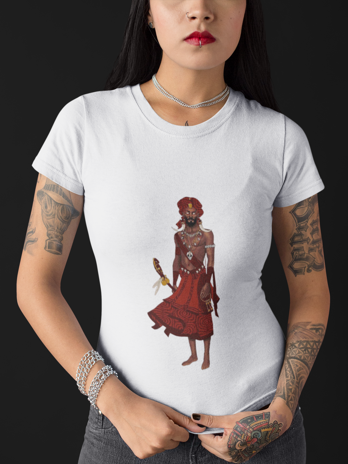 Nome do produto: Baby Look Orixá Exú 