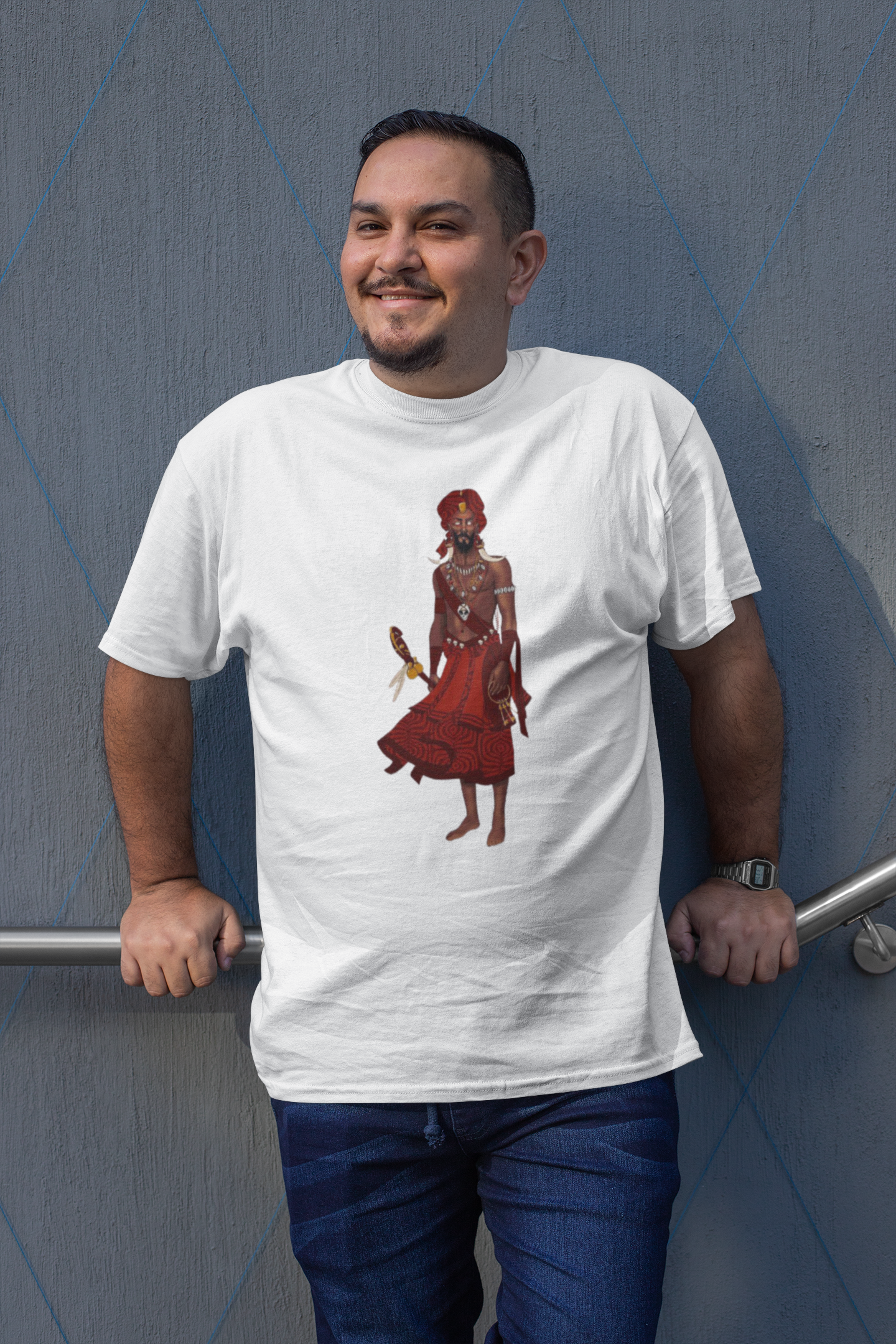 Nome do produto: Camiseta Orixá Exú (Modelo Plus Size)