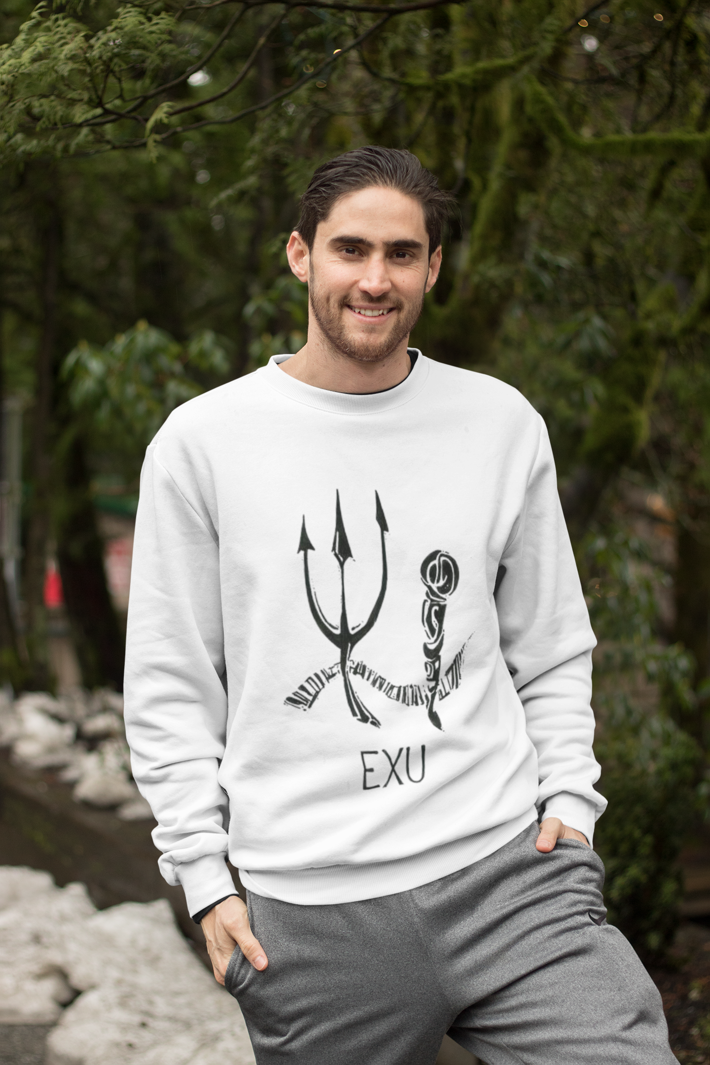 Nome do produto: Moletom Fechado Exú 