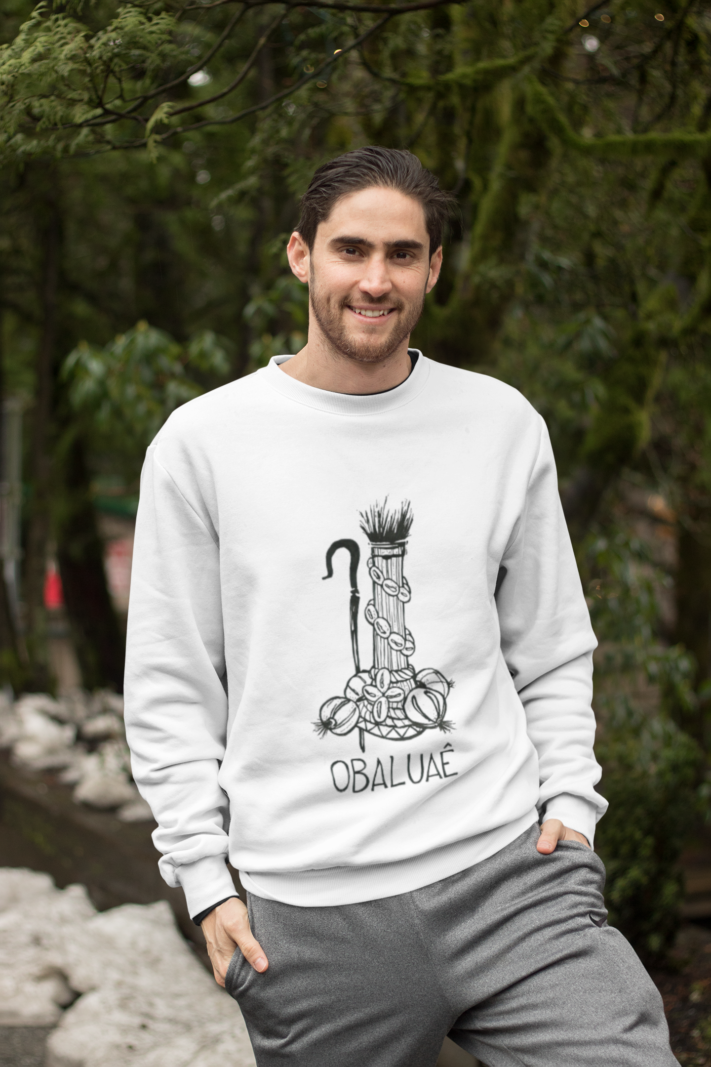 Nome do produto: Moletom Fechado Obaluaê 