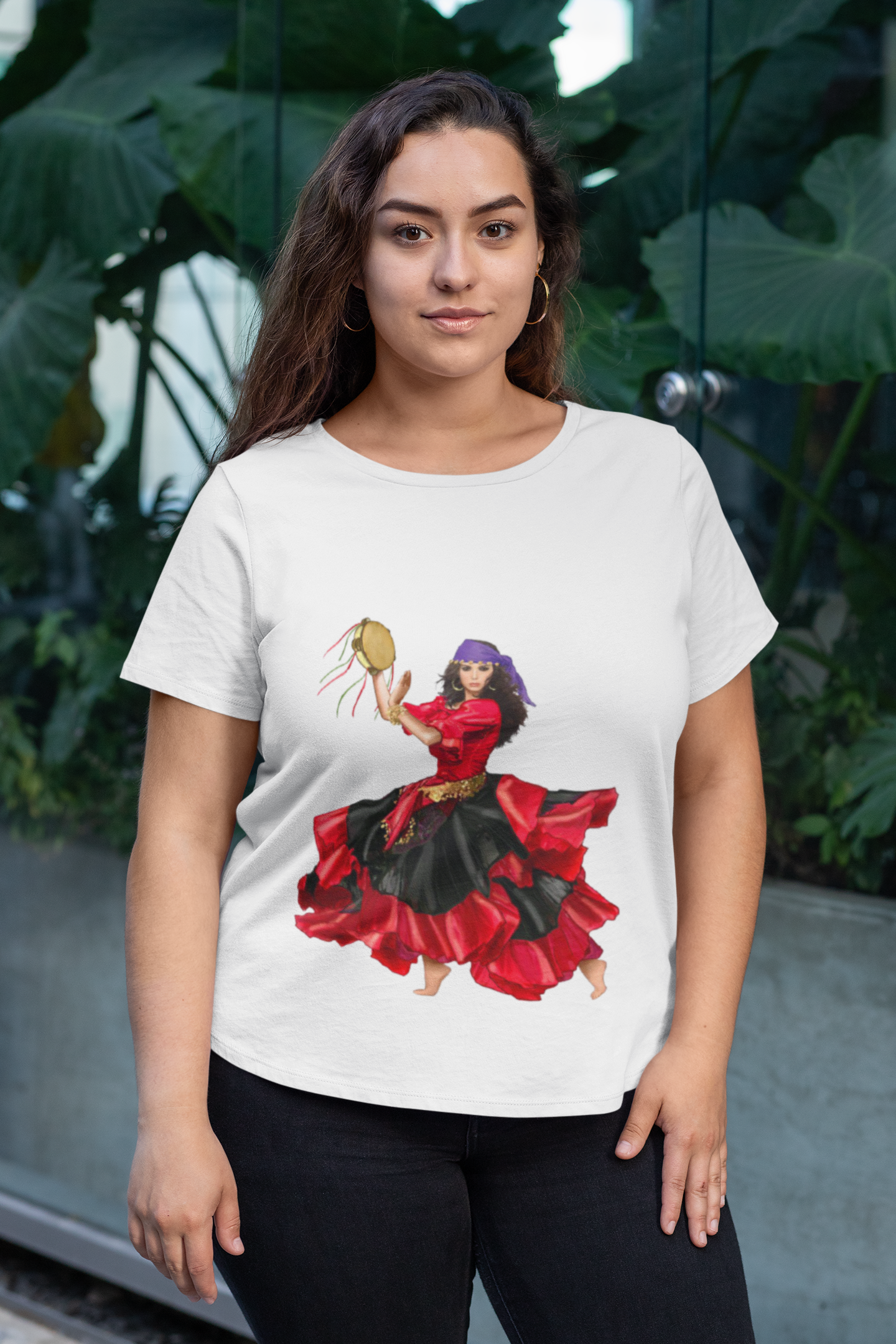 Nome do produto: Camiseta Cigana (Modelo Plus Size)