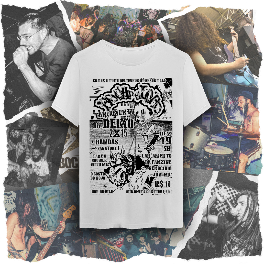 Nome do produto: CAMISETA COMEMORATIVA DA DEMO 2015