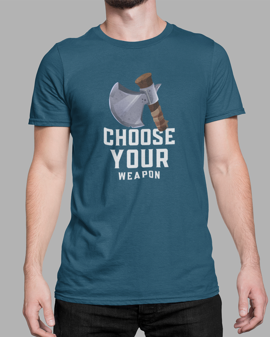 Nome do produto: Camiseta Choose Your Weapon