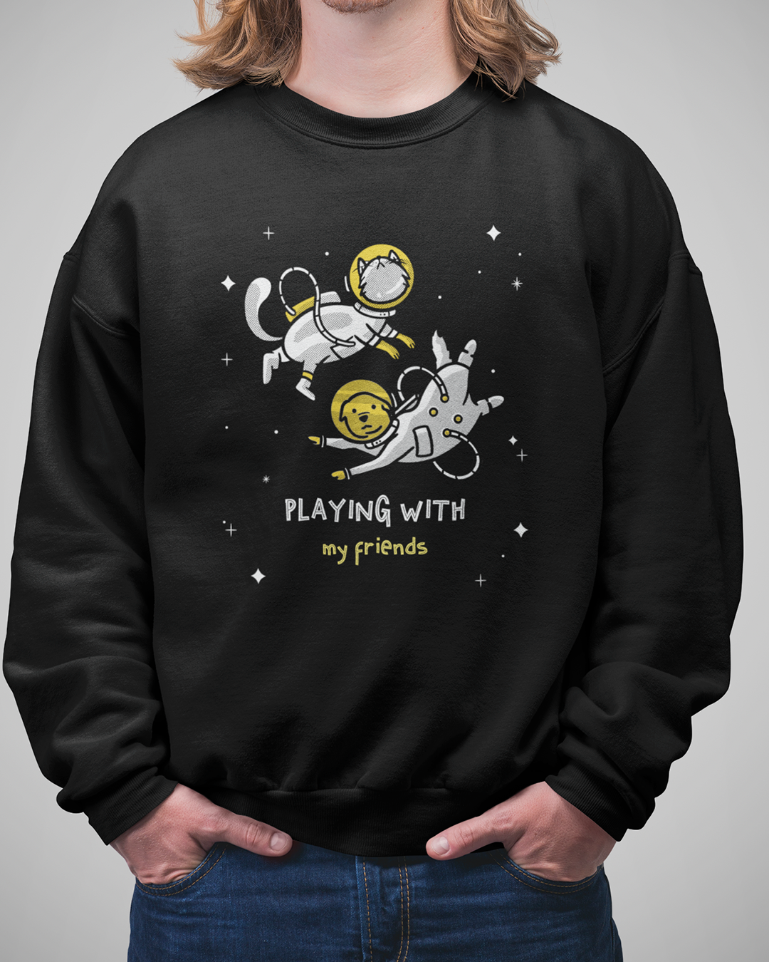 Nome do produto: Moletom Playing With My Friends