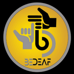 Logo da loja BE DEAF