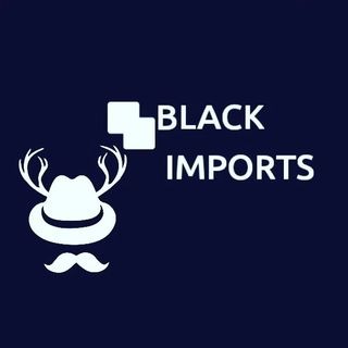 Logo da loja black imports