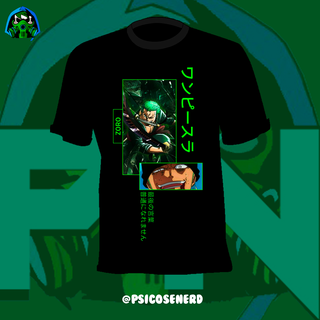 Nome do produto: CAMISETA ZORO