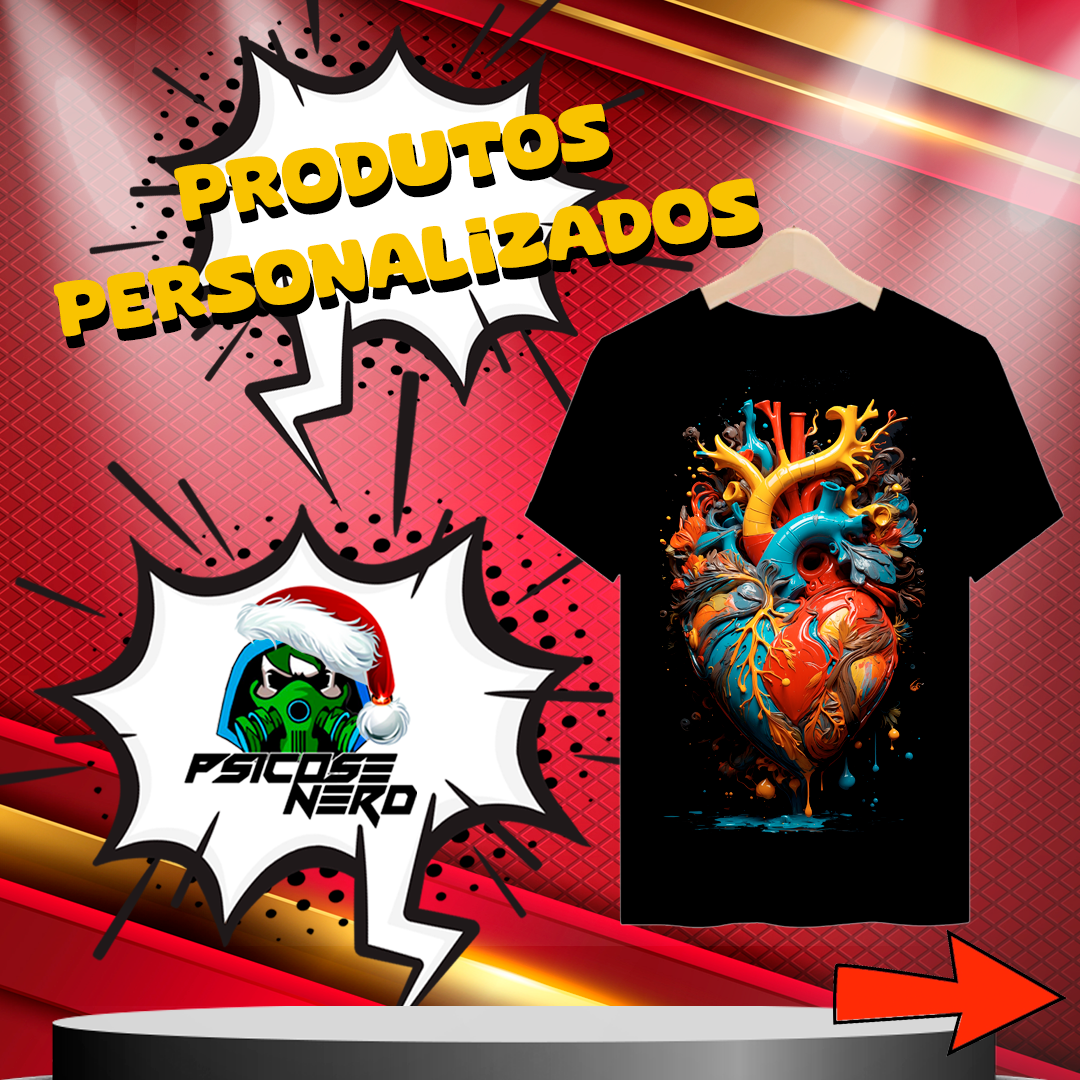 Nome do produto: CAMISETA HEART