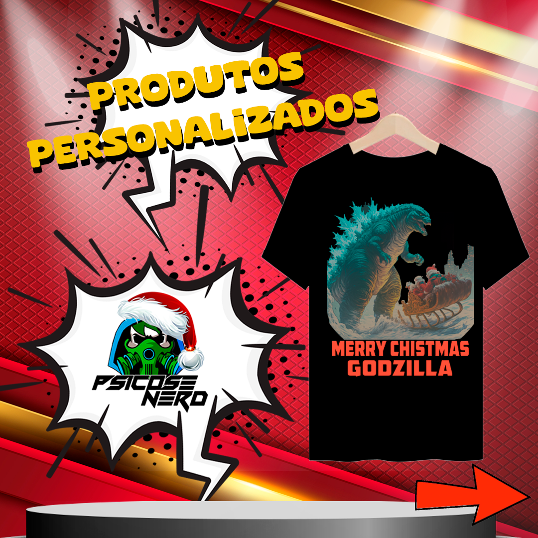 Nome do produto: CAMISETA GODZILLA