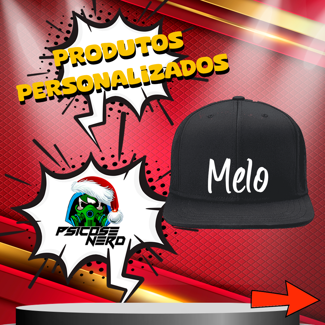 Nome do produto: BONÉ MELO RAPPER GEEK