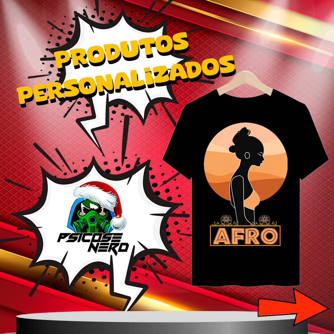 Nome do produto: CAMISETA AFRO