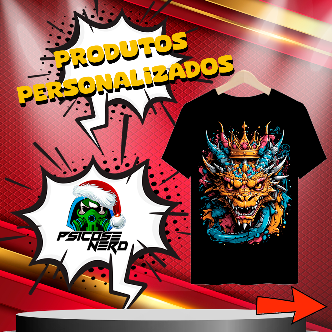 Nome do produto: CAMISETA DRAGON KING