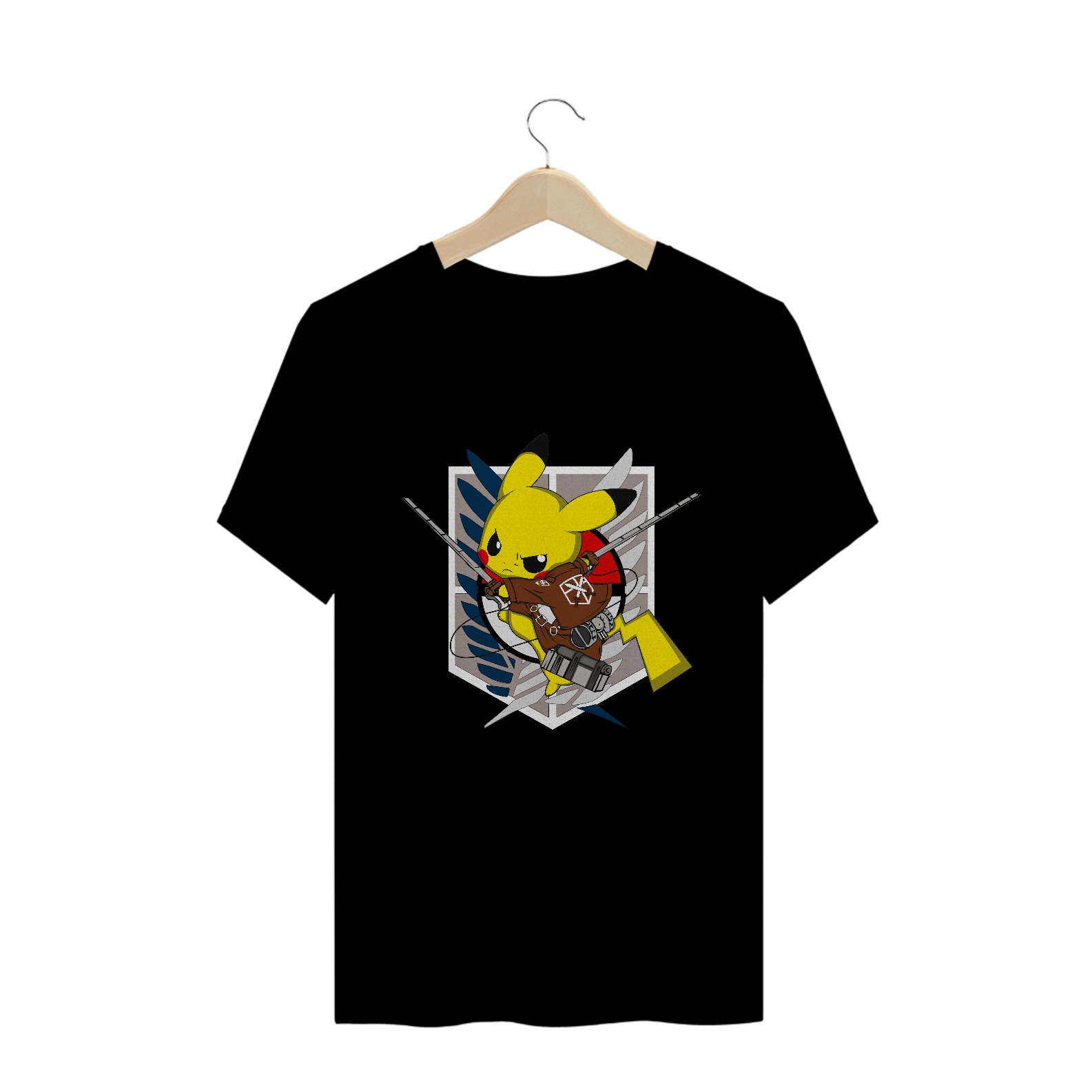 Nome do produto: Camiseta - Cadete Pikachu (Atack on Titan)