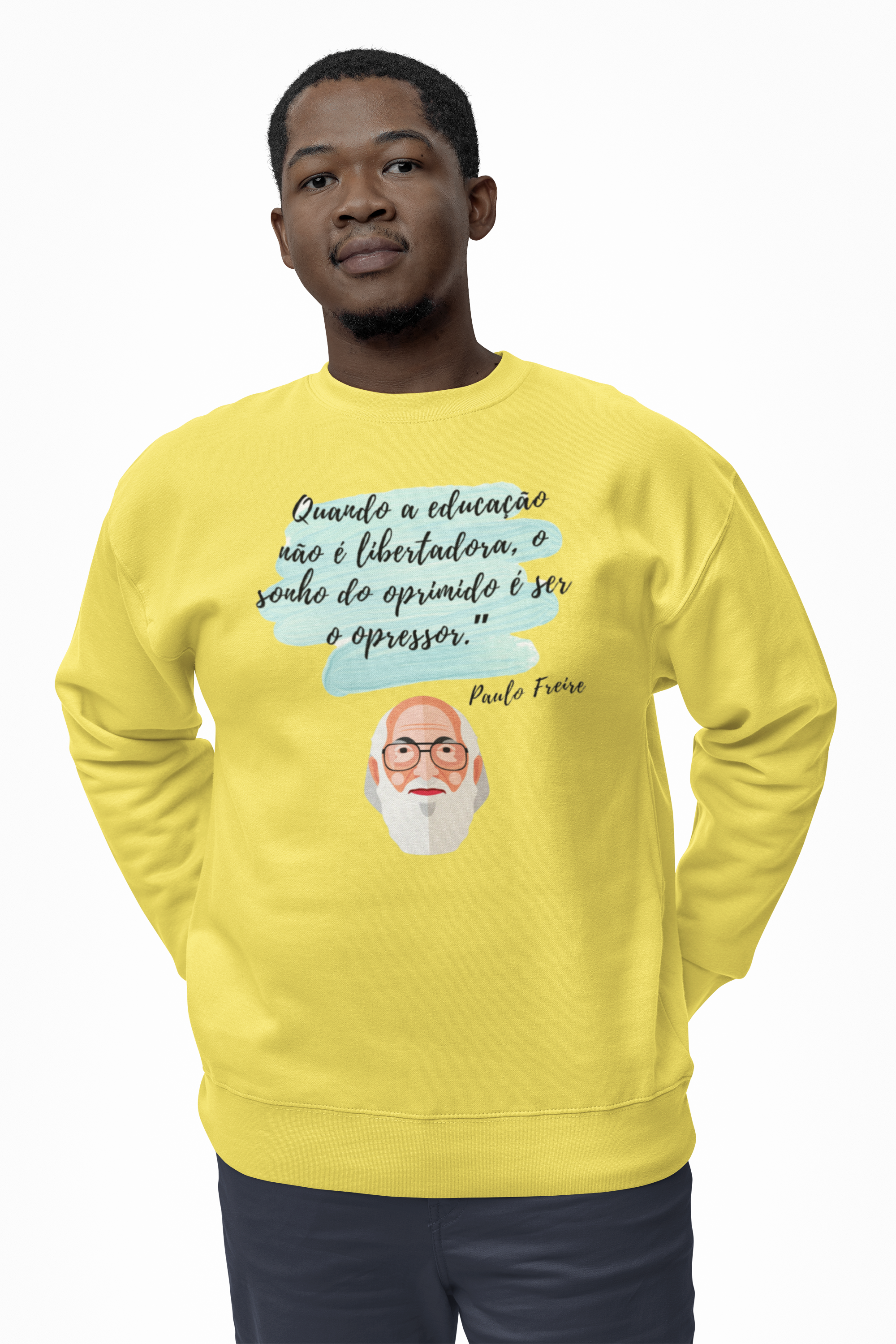 Moletom UNISSEX Paulo Freire