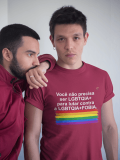 T-shirt Tradicional LGBTQIA+FOBIA