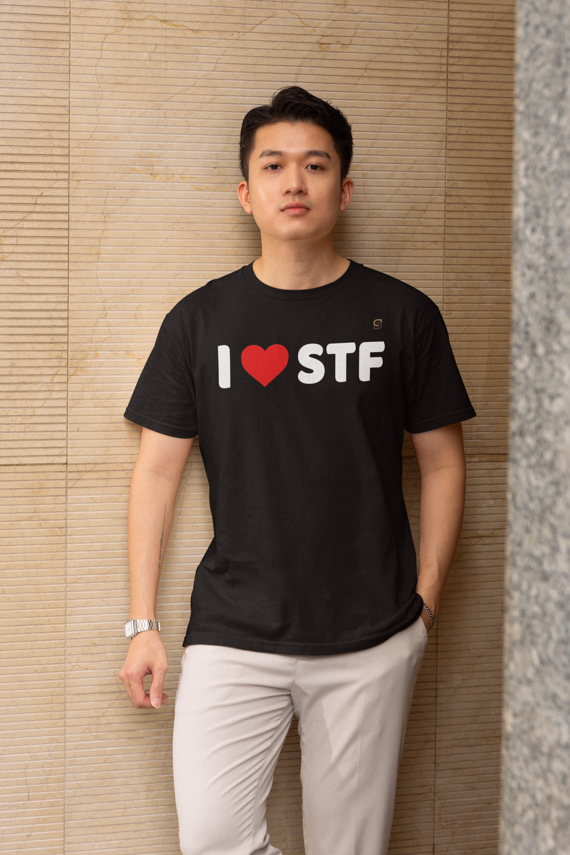 T-shirt Tradicional I LOVE STF