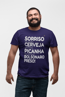 T-shirt Plus Size Bolsonaro Preso!