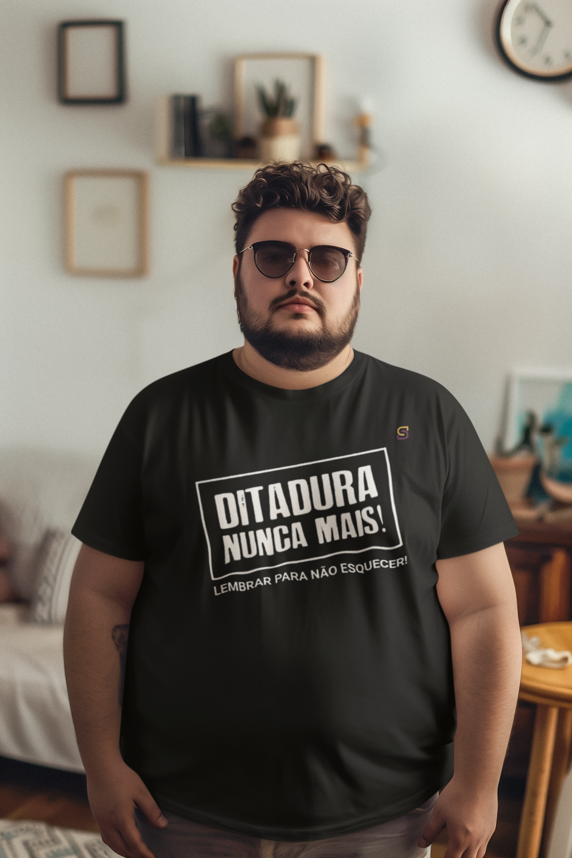 T-shirt Plus Size Ditadura Nunca Mais