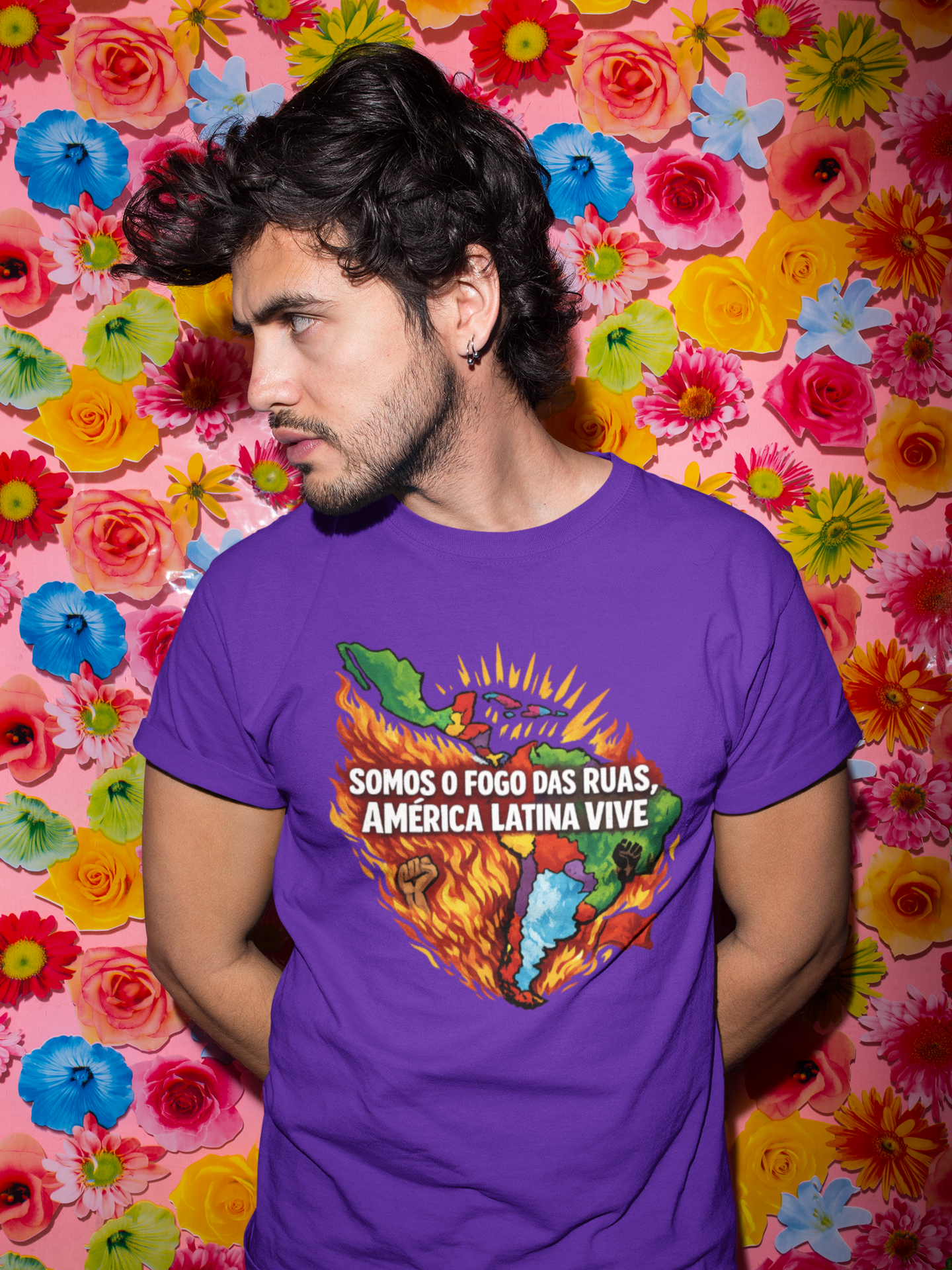 T-shirt Tradicional América Latina