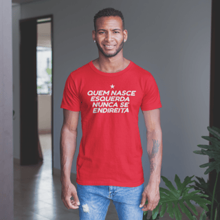 T-shirt Tradicional NUNCA SE ENDIREITA