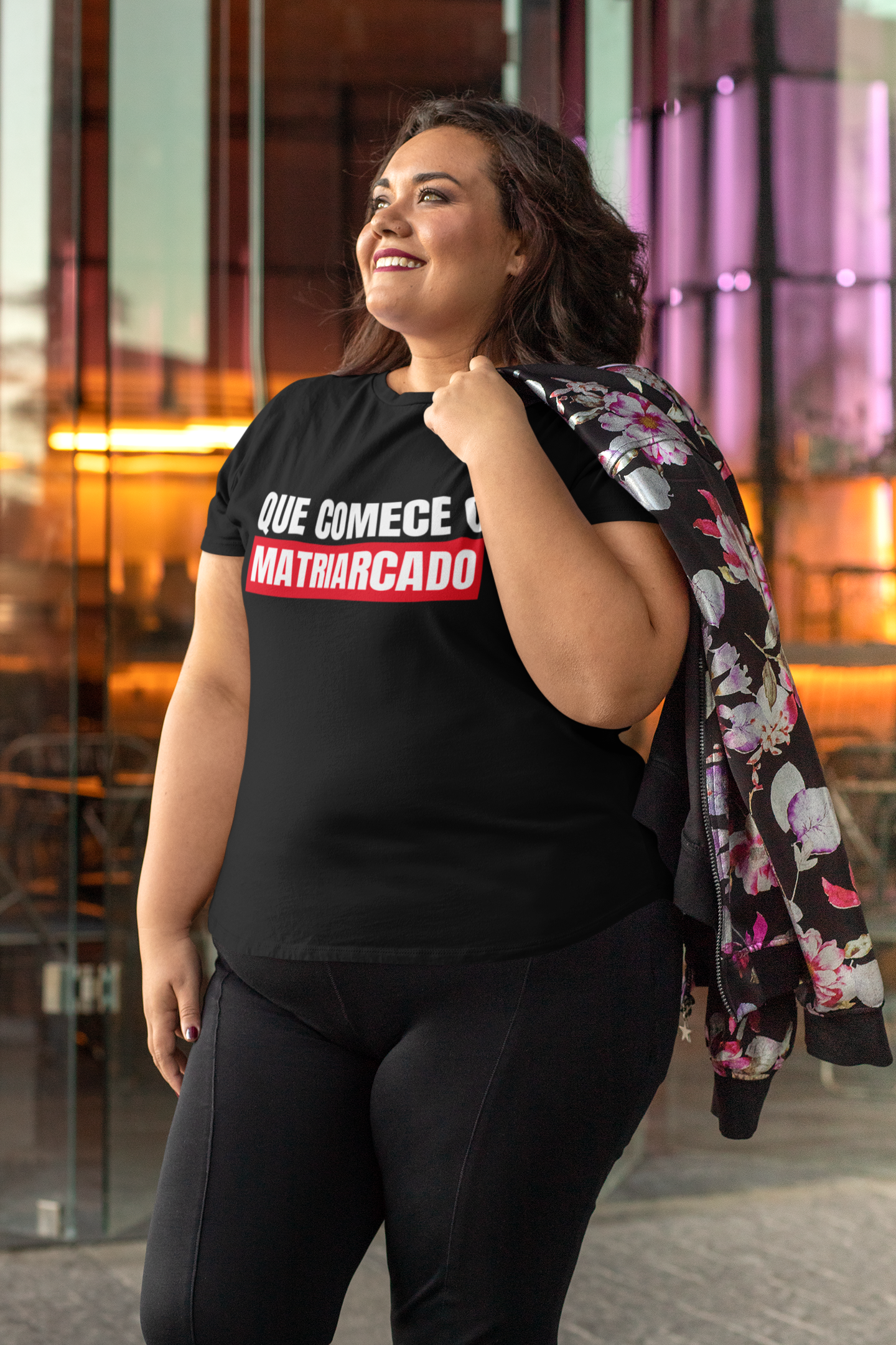 Nome do produto: T-shirt Plus Size Matriarcado