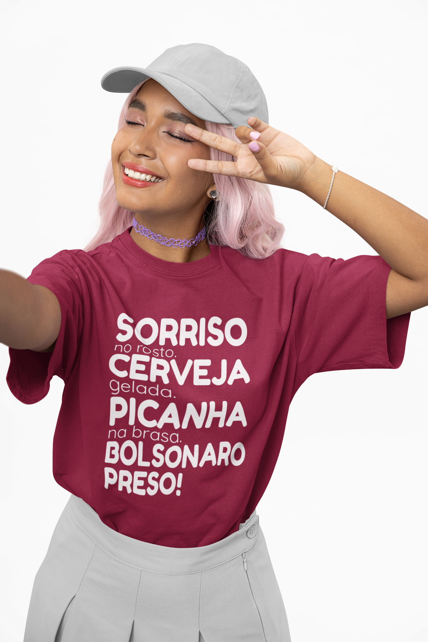 Camisa Oversized Bolsonaro Preso!