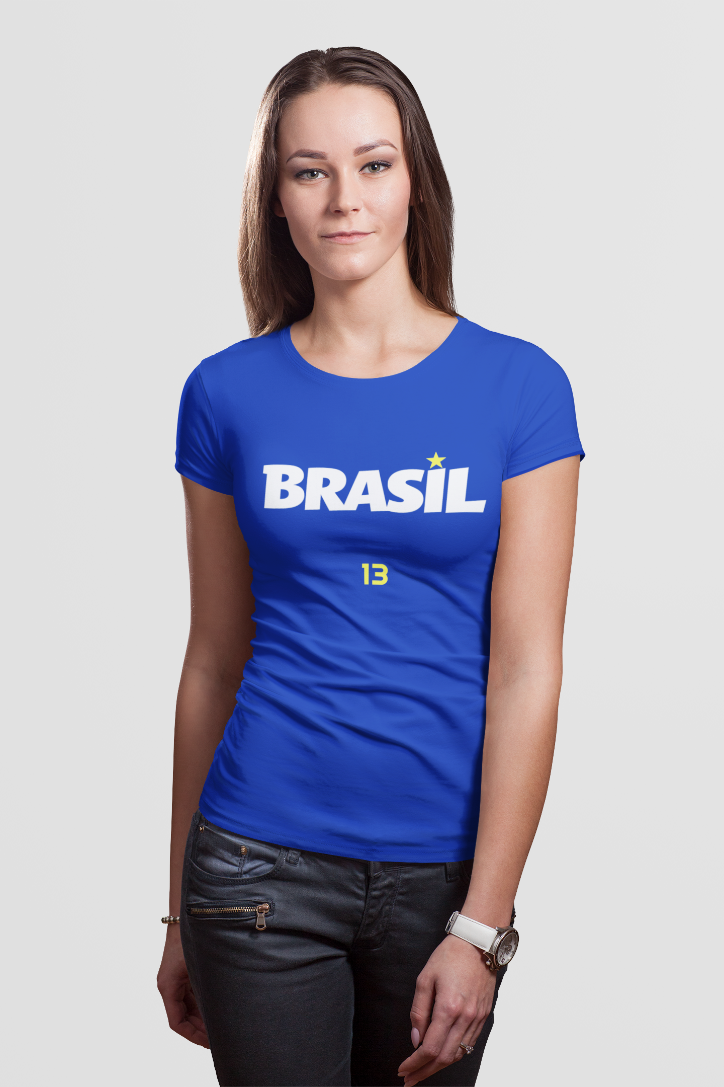 T-shirt Baby Look BRASIL