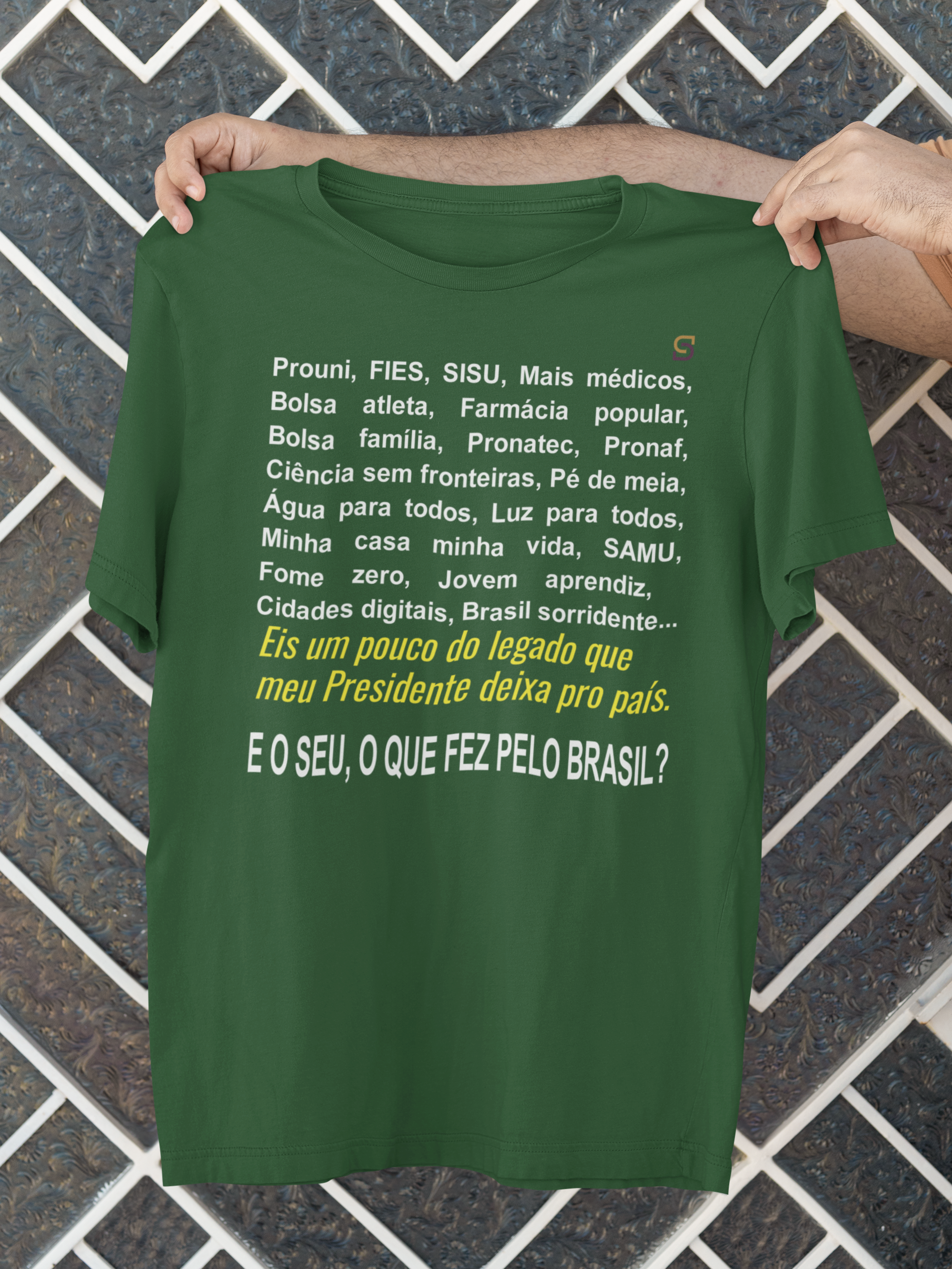 T-shirt Tradicional MEU PRESIDENTE