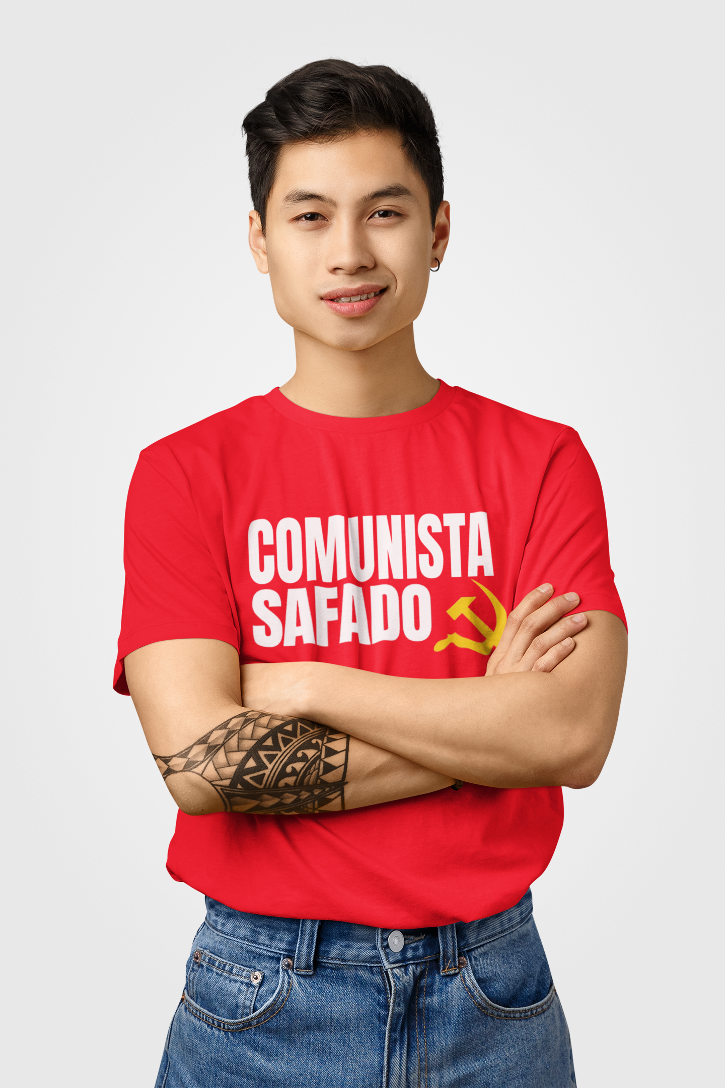 T-shirt Tradicional COMUNISTA SAFADO