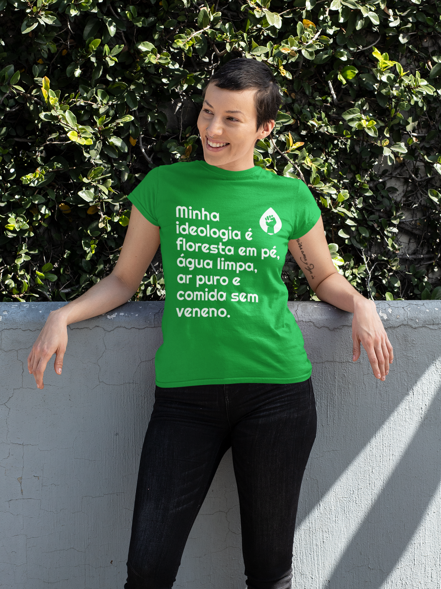 T-shirt Baby Look Ideologia