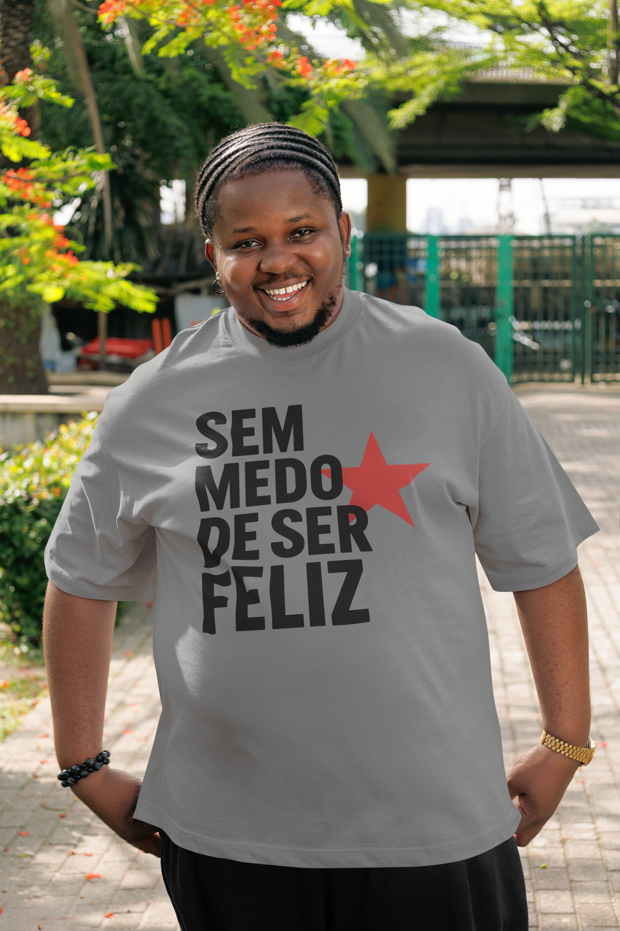 T-shirt Plus Size SEM MEDO