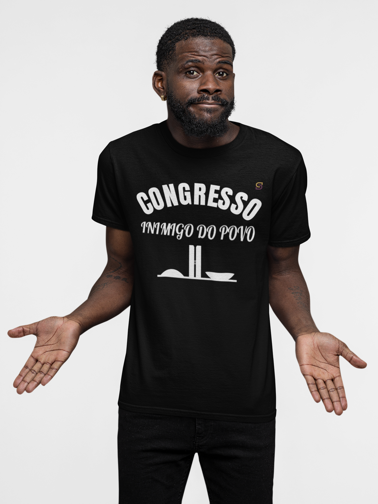 T-shirt Tradicional CONGRESSO INIMIGO