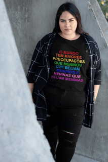 T-shirt Plus Size Meninos e Meninas