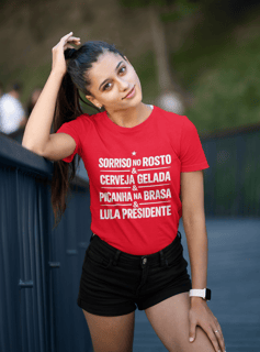 T-shirt Baby Look LULA PRESIDENTE