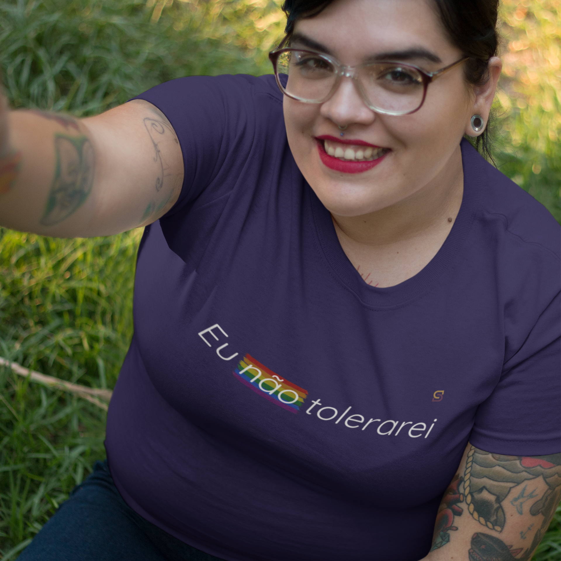 T-shirt Plus Size EU NÃO TOLERAREI