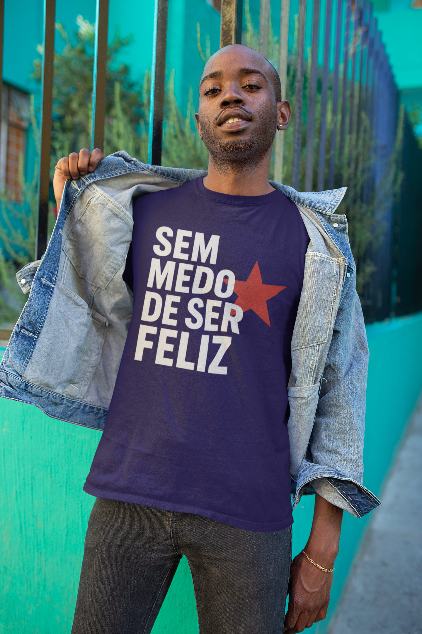 T-shirt Tradicional SEM MEDO