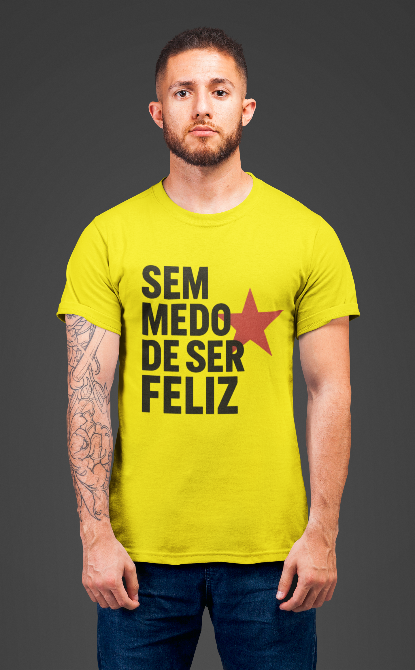 T-shirt Tradicional SEM MEDO