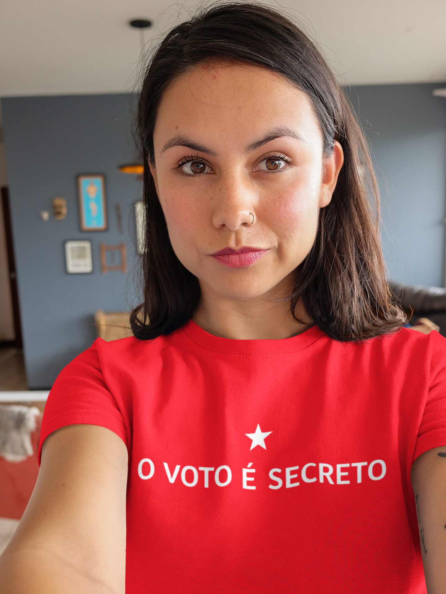T-shirt Baby Look Voto Secreto